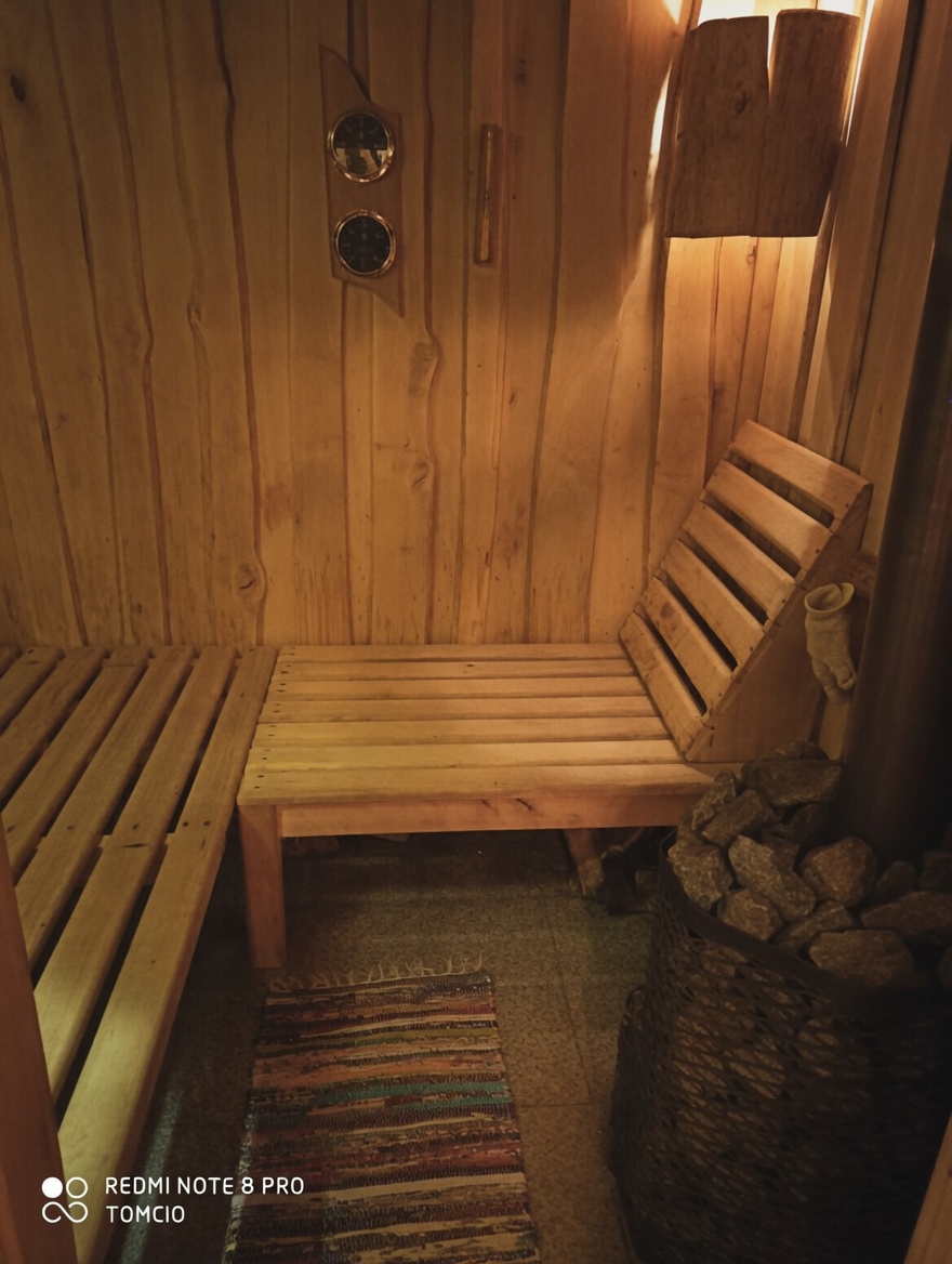 Sauna z litego drewna